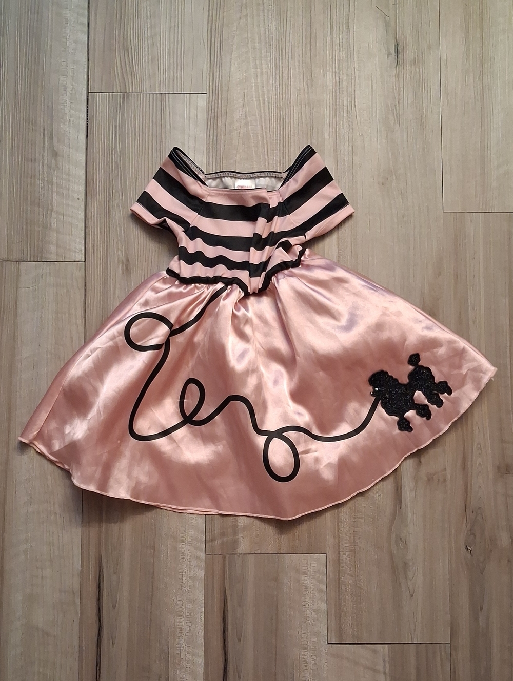 Gymboree Pink and Black Striped Poodle Costume Dress 12-18 Months (L)